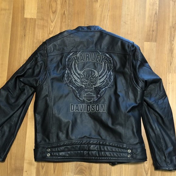 Harley-Davidson Other - Harley-Davidson® Vintage Mens Aggressor Willie G Skull Leather FATHERS DAY GIFT!